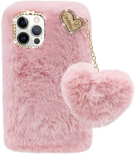 Miniatura 7 de Funda peluda para iPod Touch 7iPod Touch 6iPod Touch 5, suave y esponjosa, piel sintética de conejo, cálida y a prueba de golpes, funda protectora