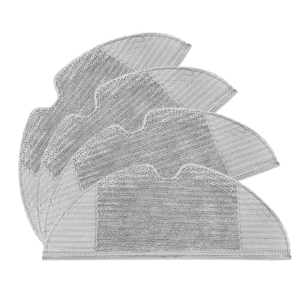 Jorllina 4Pcs Mopping Cloth Mop Pads for Roborock - E35 E25 E20 S50 S6 S51 Xiaomi Mi mijia Accessories