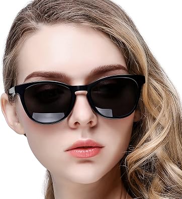 KANASTAL Polarized Sunglasses for Women Men with UV400 Classic Vintage Sun Glasses Women Fashion Trendy Horn Design Shades