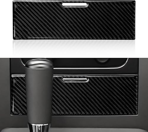 Caja de almacenamiento de automóvil, cubierta adhesiva de fibra de carbono, decoración para Ford F150 (2004-2008) Lincoln Mark LT (2005-2008),