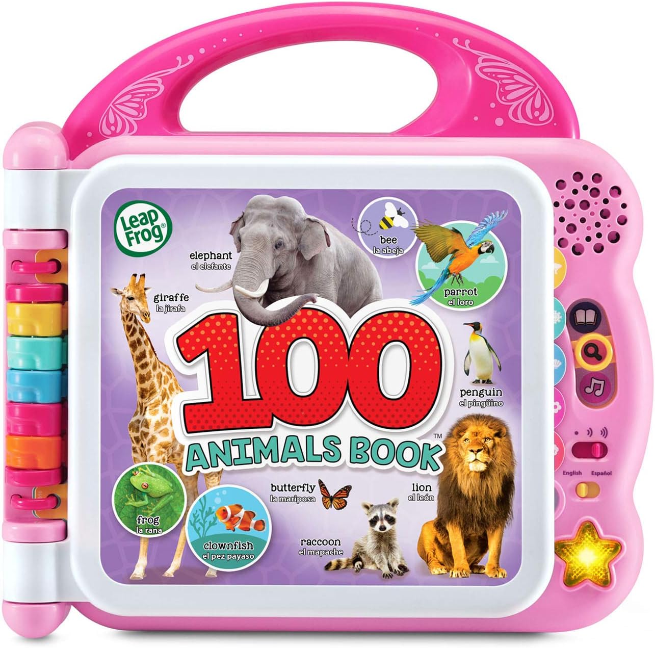 100 Animals Book (Frustration Free Packaging), Pink