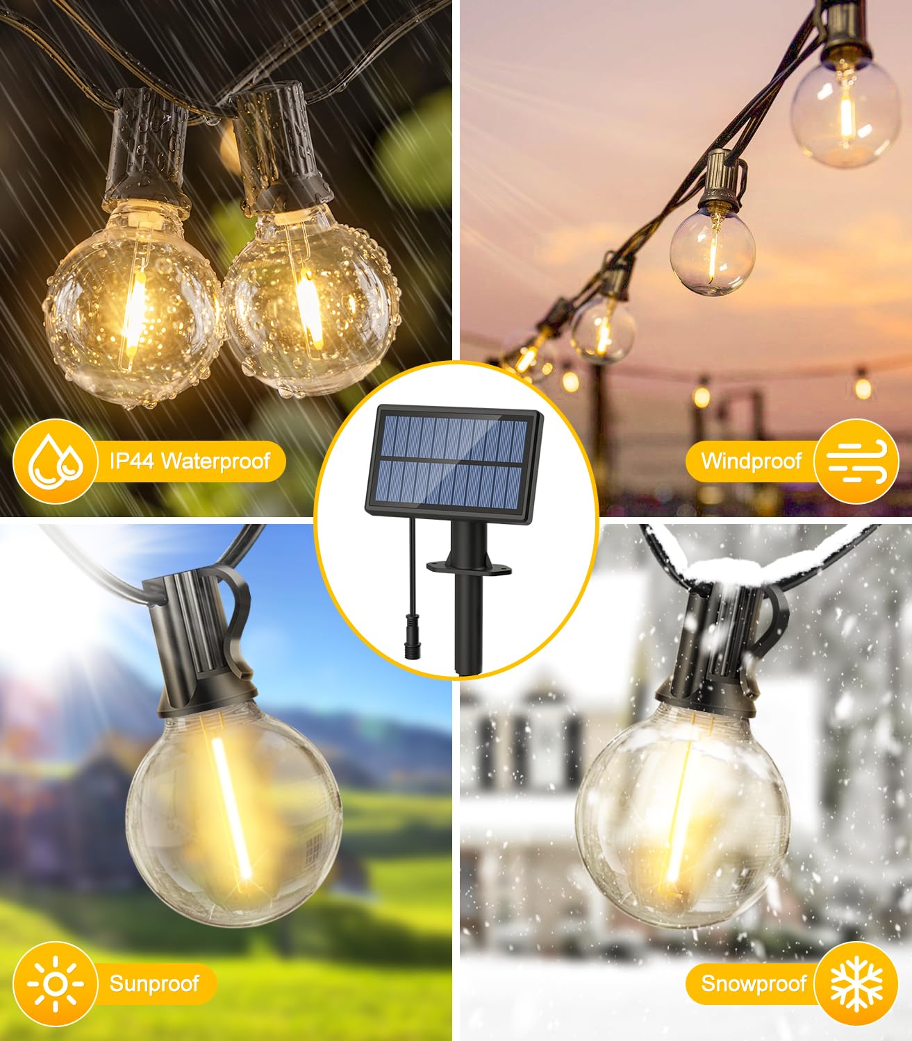 Solar String Lights Outdoor Garden - Image 2