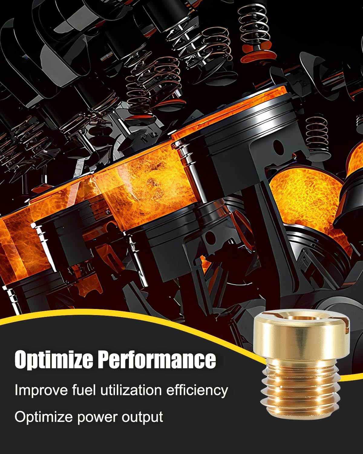 Replace 36-181 Main Jet Assortment Kit 1/4"-32 Thread Fit For 2010 2300 4010 4011 4150 4160 4500 AED Barry Grant Demon Avenger Carburetor 72-Pcs Jet Hole Size 64-99