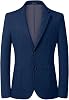 Mens Herringbone Tweed Blazer Vintage Wool Blend Sport Coat Jacket 2 Button Casual Wedding Groomsmen Prom Suit