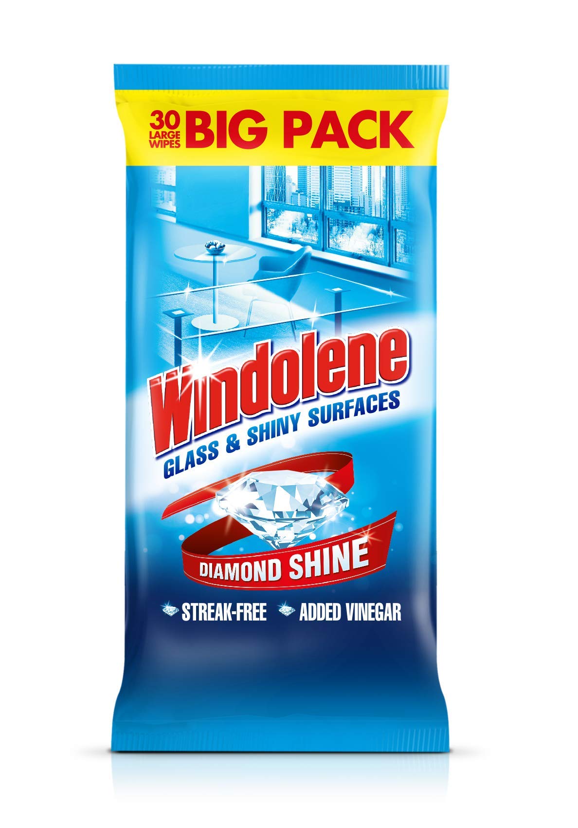 Windolene Glass Cleaner Wipes, 30 Wipes