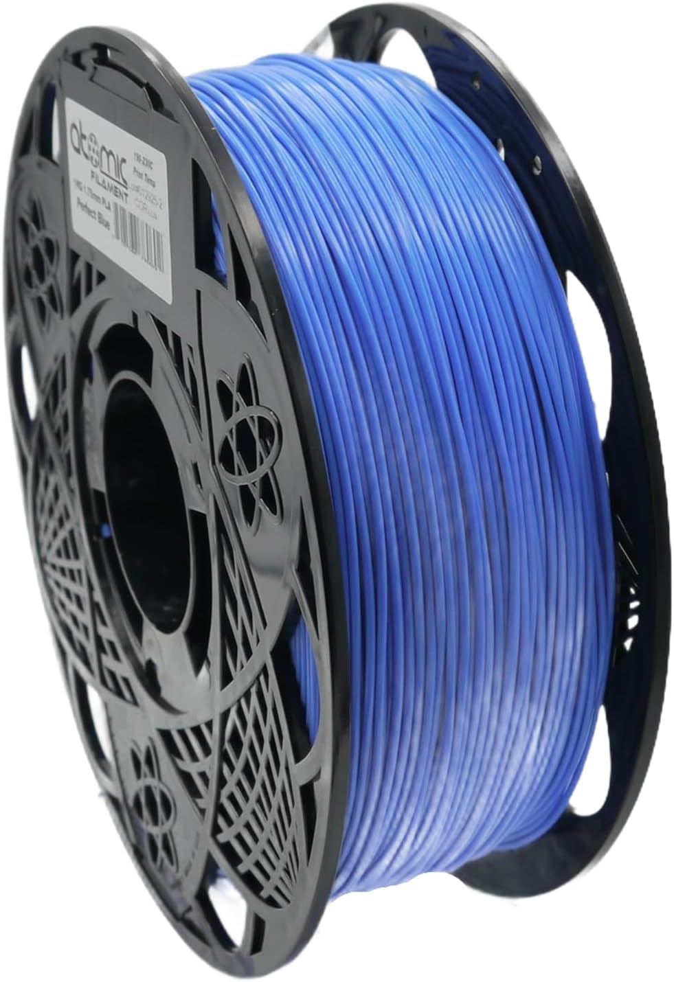 Atomic Filament PLA 3D Printer Filament, 1.75mm +/-0.02mm Dimensional Accuracy 99% Probability – 3.5KG – Fits Most FDM Printers (Light Gray)