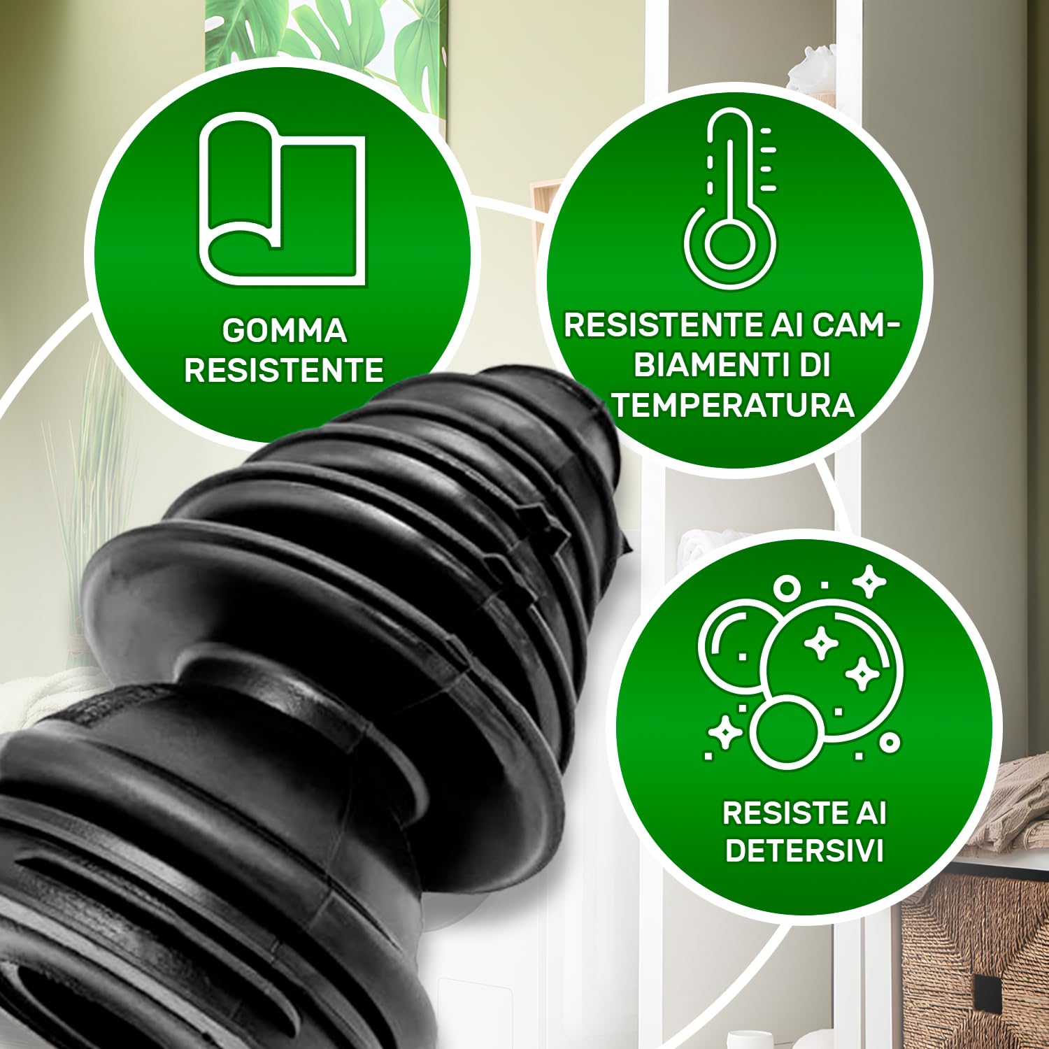 tubo di scarico lavatrice beko 2803800900