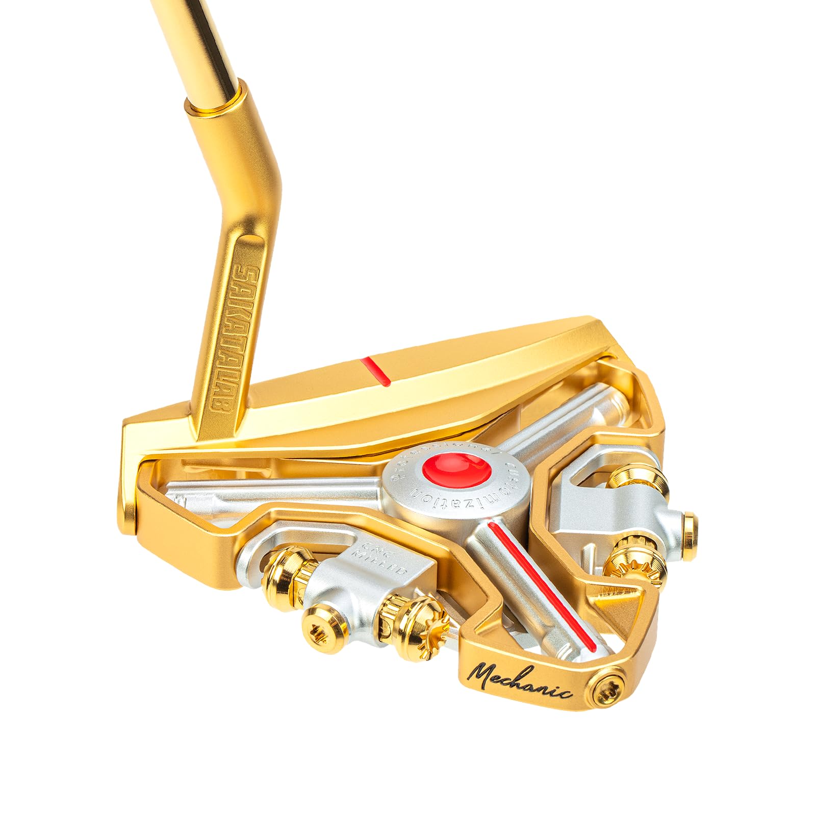 HONMA Mallet Golf Putter, High MOI, CNC Milled Face, Right Handed, 33"/34"