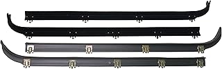 APDTY 134003 Rubber Door Window Rubber Weatherstrip Dew Wipe Set Fits 1984-1997 Ford Bronco 1984-1996 Ford F150 1984-1997 F250 F350 (Front Left & Right Inner & Outer)