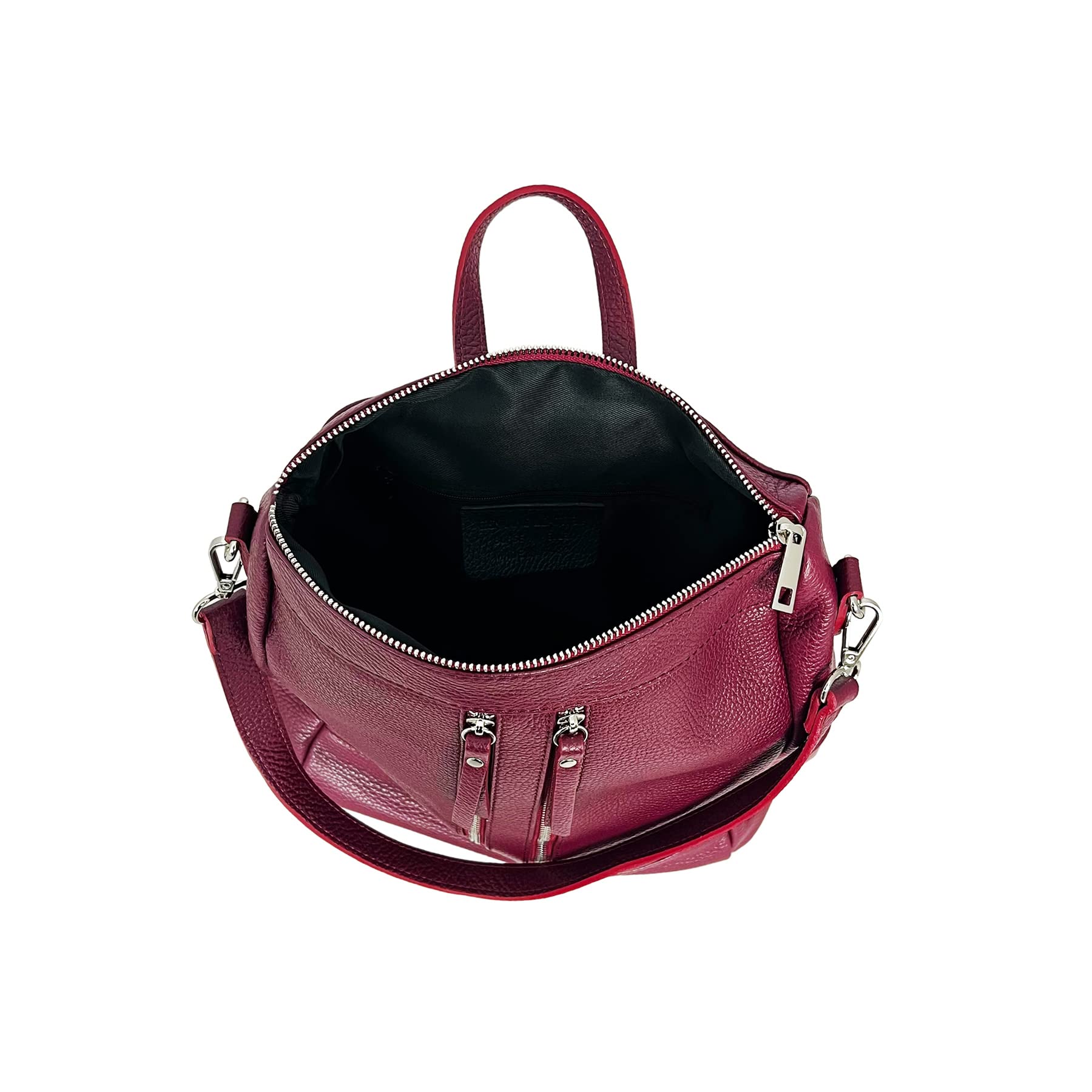 Cheval Firenze Zaino Alya, Vera Pelle Made in Italy (Bordeaux)
