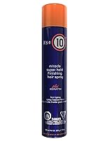 Vista 1 de It's a 10 Haircare Miracle Super Hold Spray para el cabello con queratina, 10 onzas