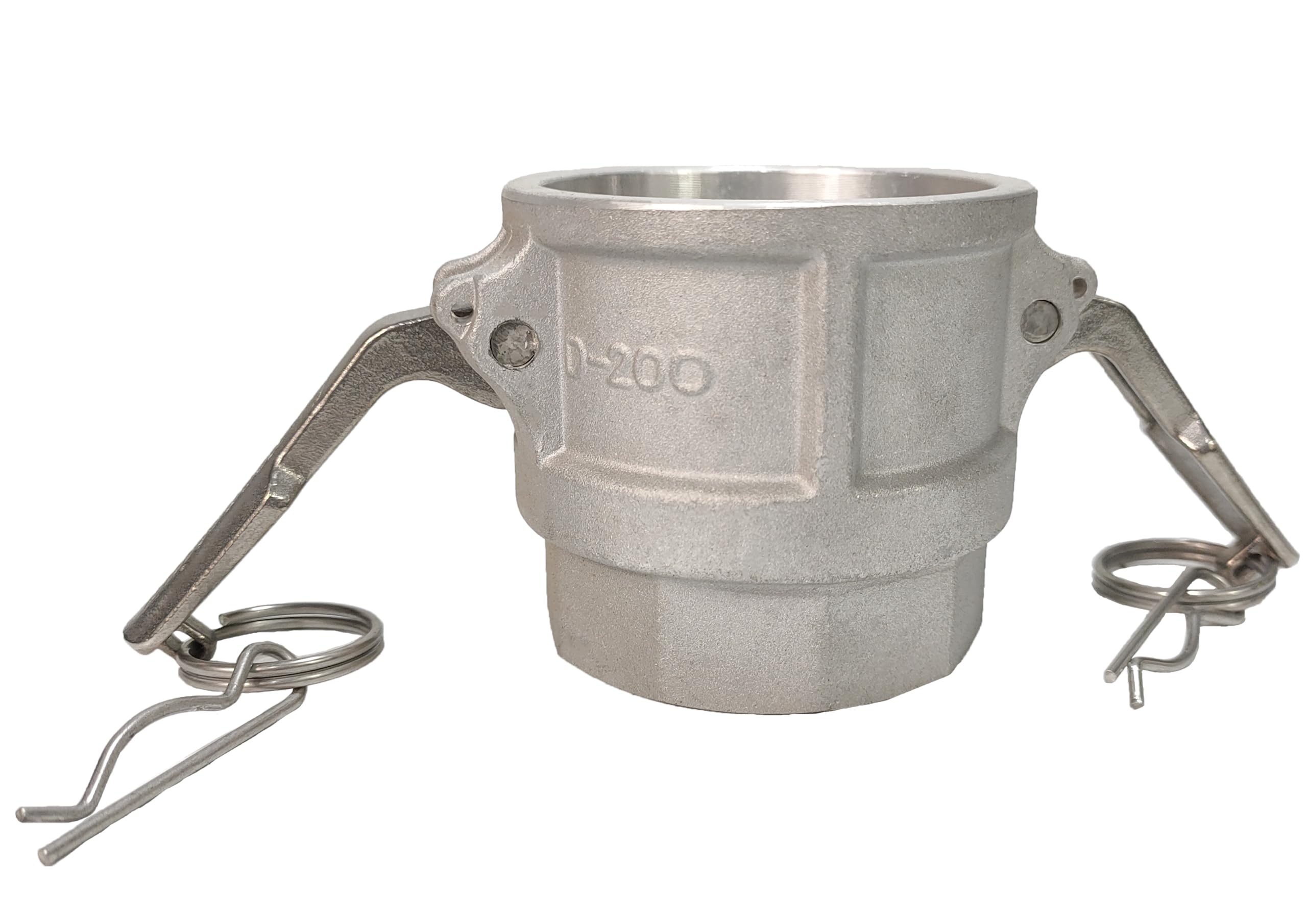 Kamlock Coupleur type D avec filetage intérieur en aluminium 3"