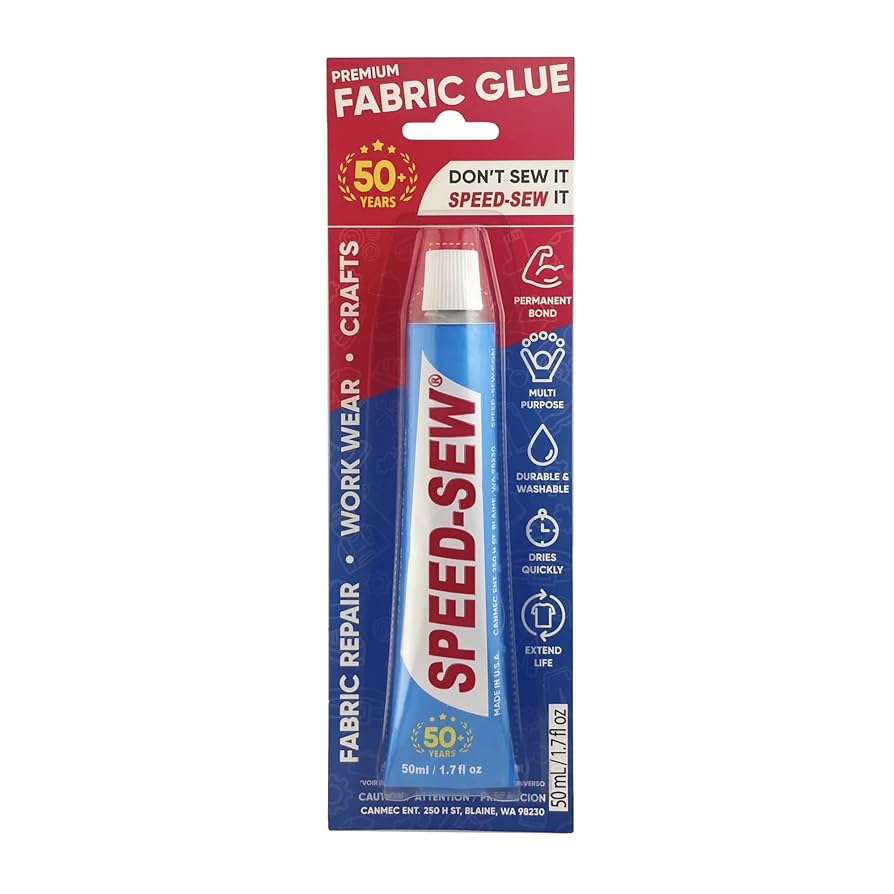 Amazon.com: Speed-Sew No Sew Fabric Glue Adhesive for Craft