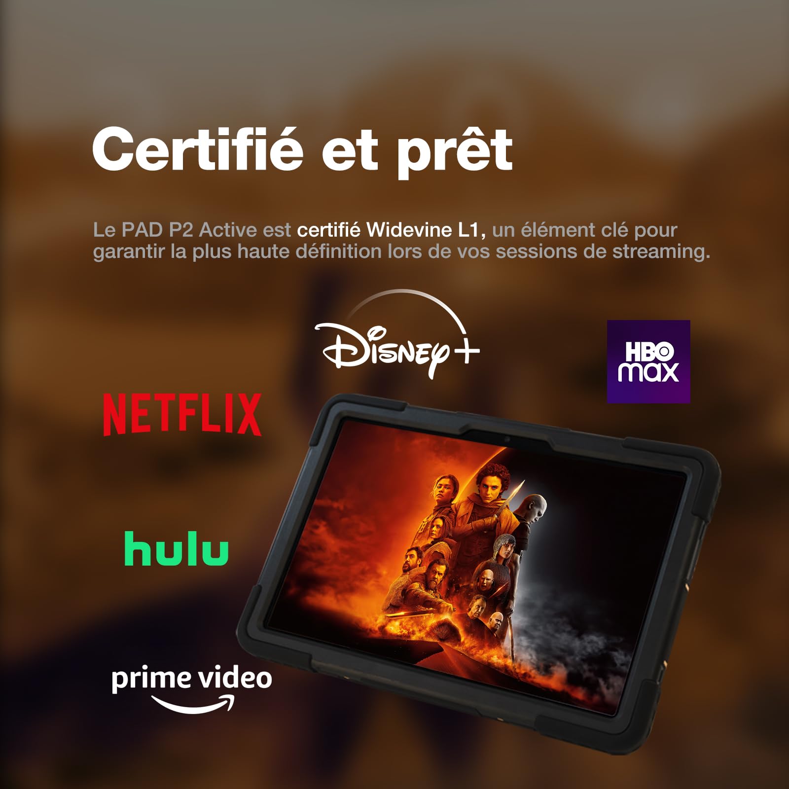 AGM Pad P2 Active Tablette, Helio G99, IP68/IP69K, Écran 10,95" FHD