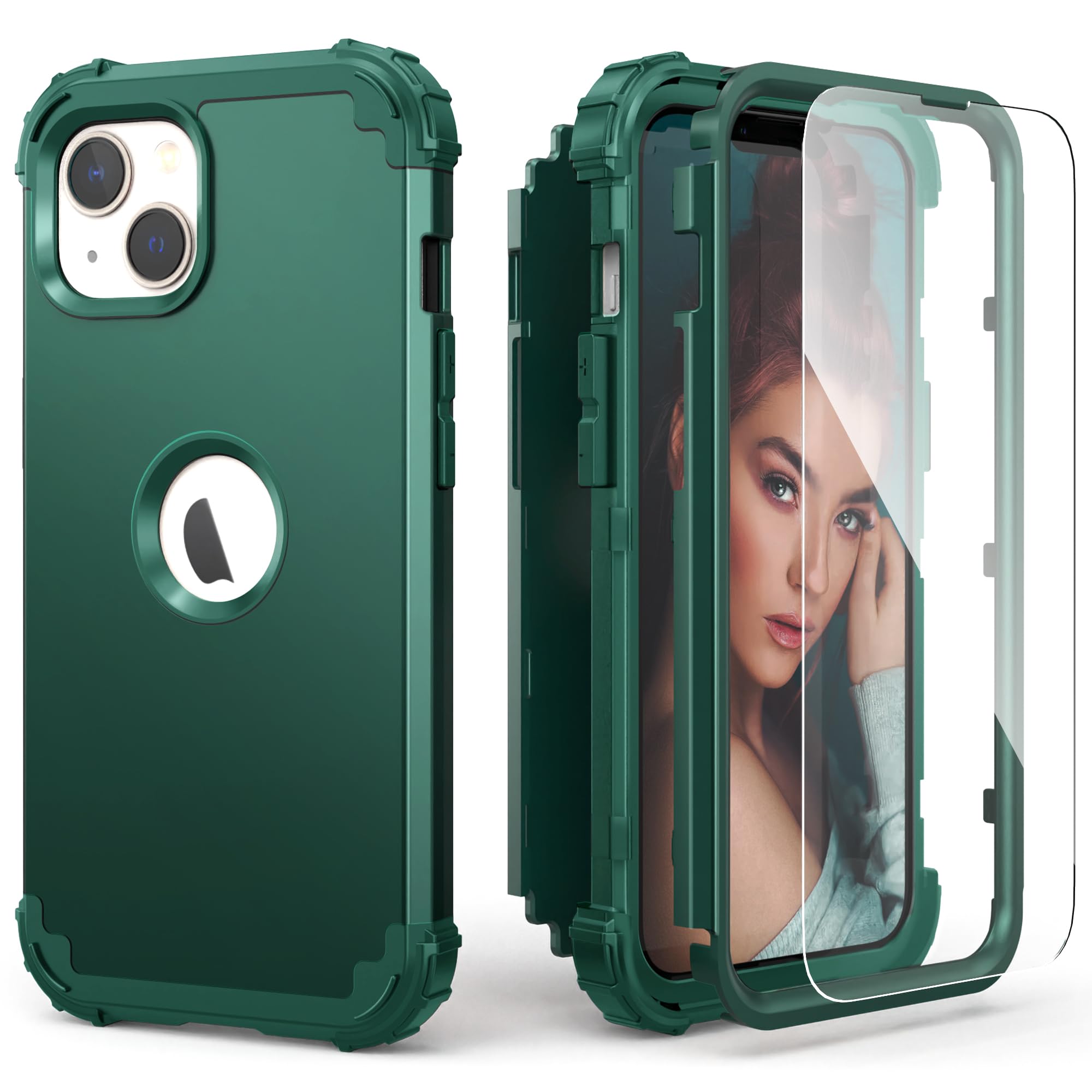 Coque iPhone 13 IDweel haut de gamme robuste silicone rigide - 8