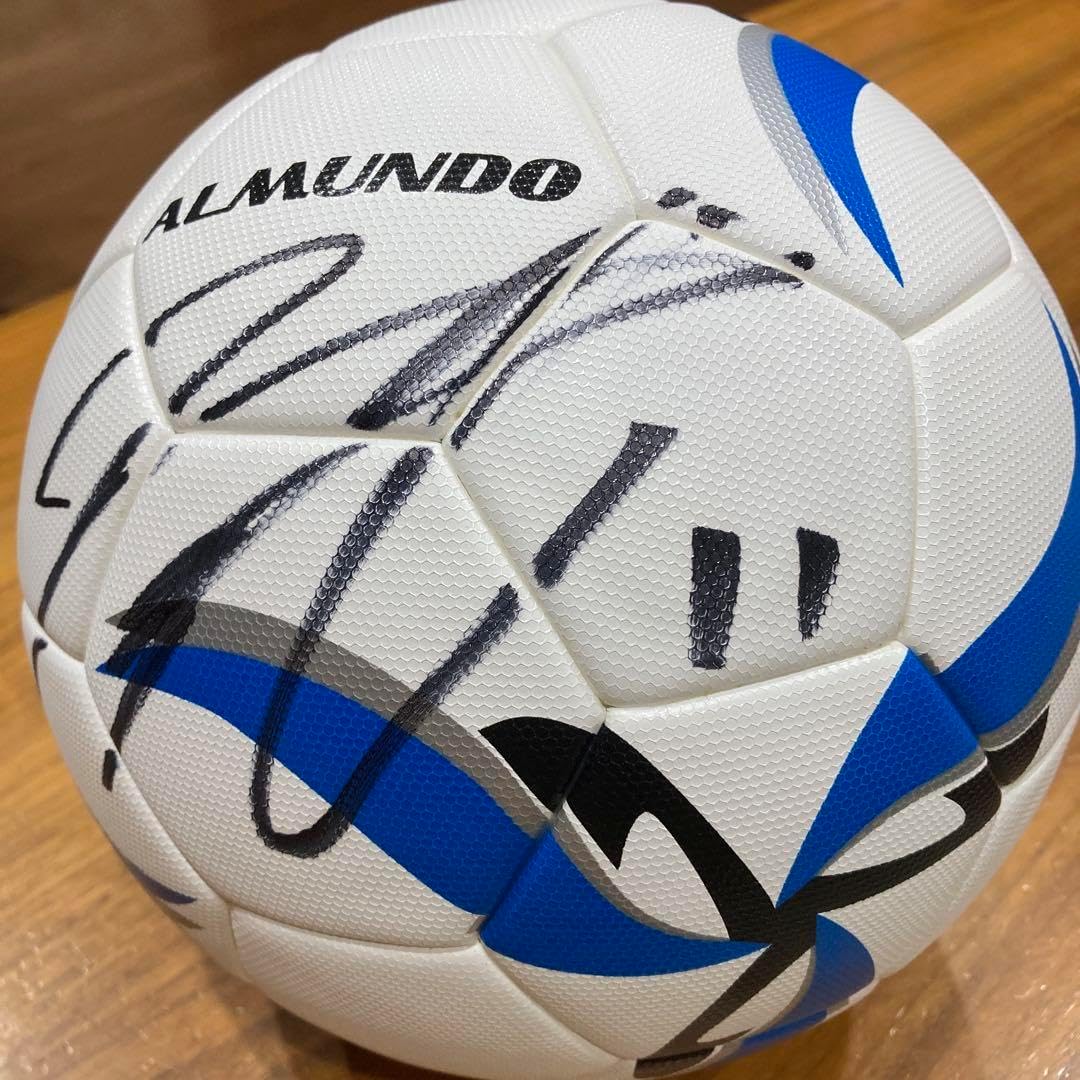 サイン サッカーボール サンフレッチェ広島 11 満田誠 Good luck