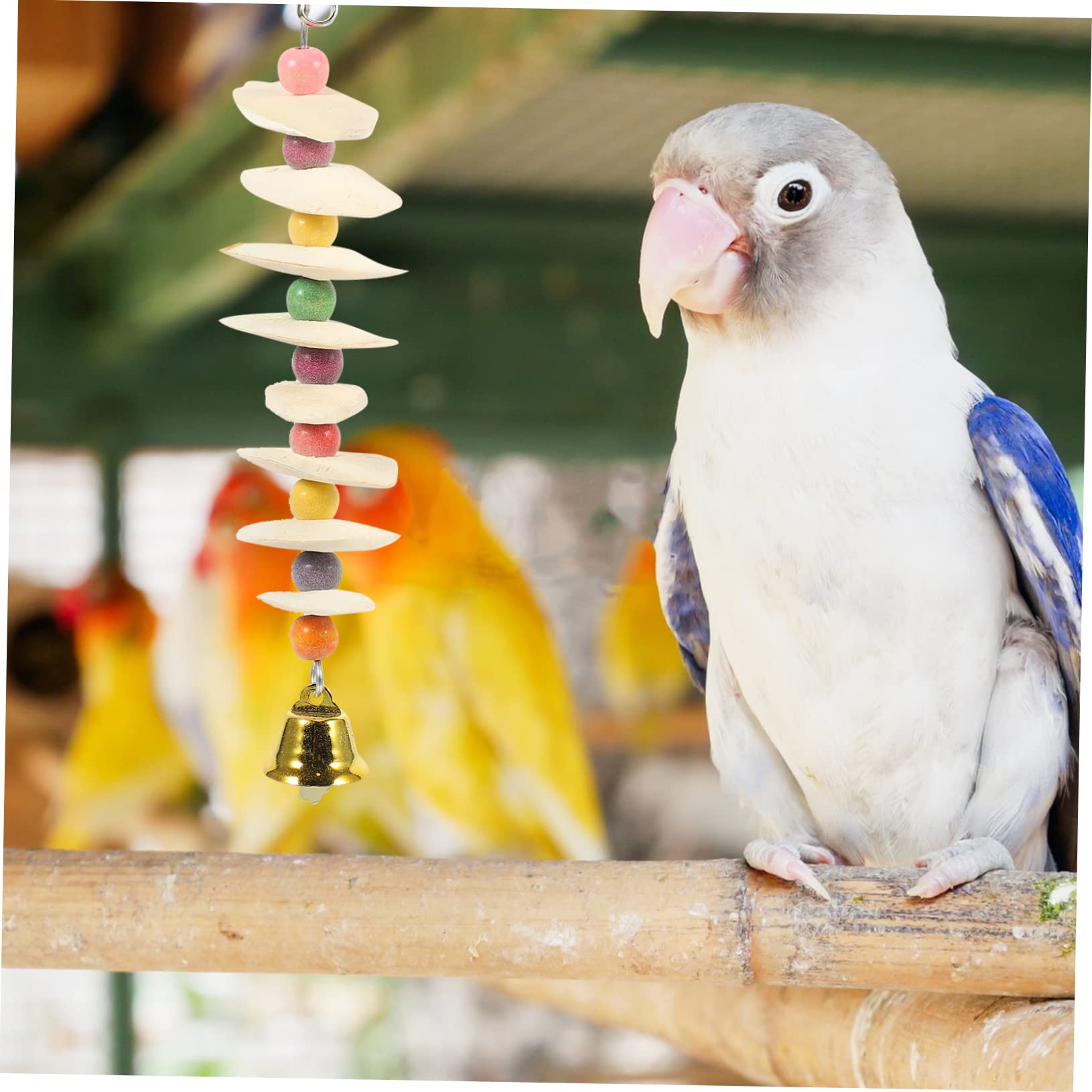 BESPORTBLE 5stücke Vogelspielzeug Aus Für Papageien Langlebiges Kauspielzeug Für Wellensittiche Und Kleinvögel Für Beschäftigung Und Zahnpflege Mit Hängendem Design Und Hochwertigen