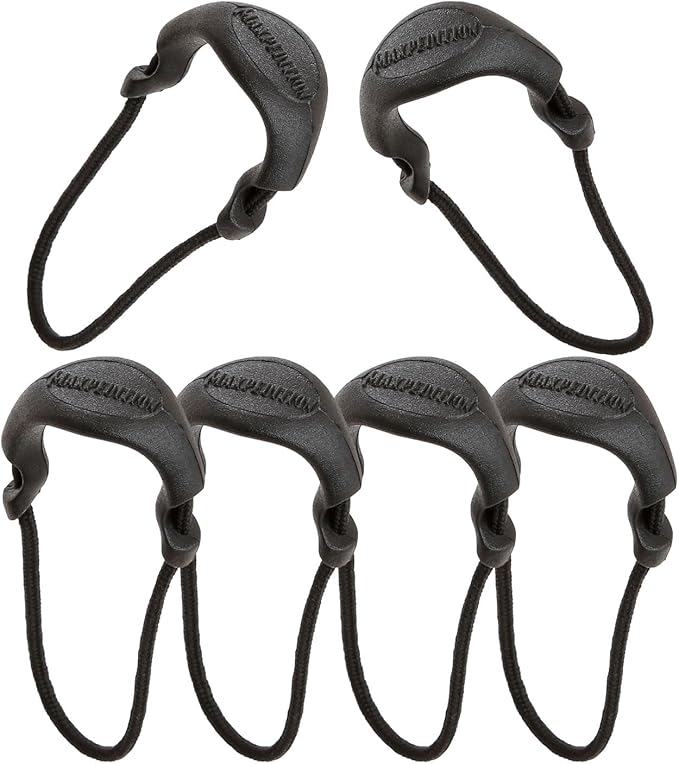 Maxpedition Reißverschlussschieber, klein, 6 Stück, Schwarz