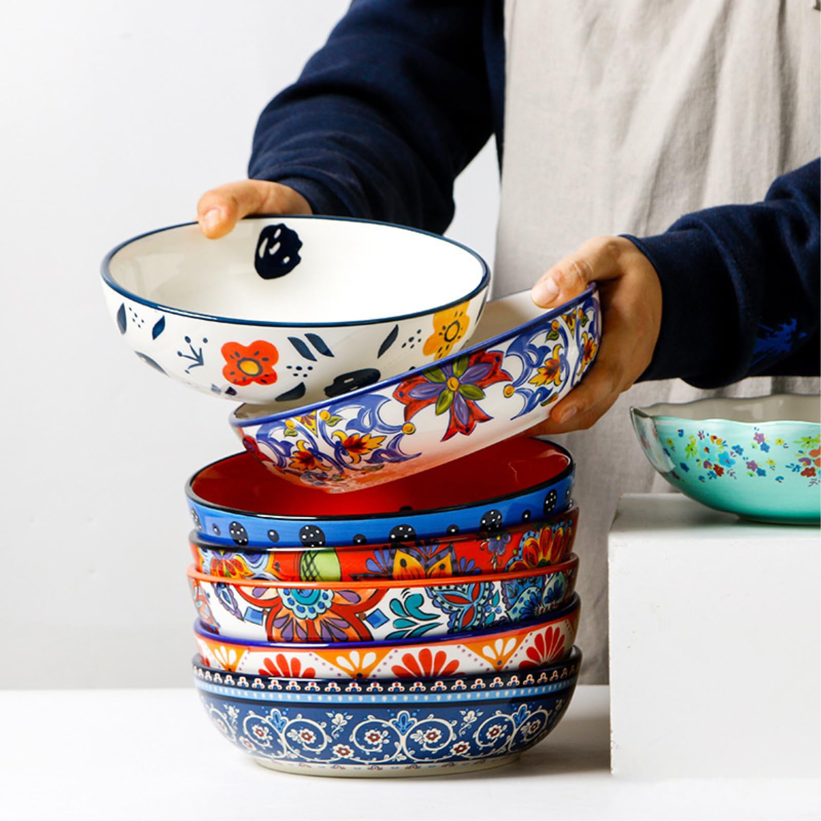 Piastra di colore sottosmalto in ceramica