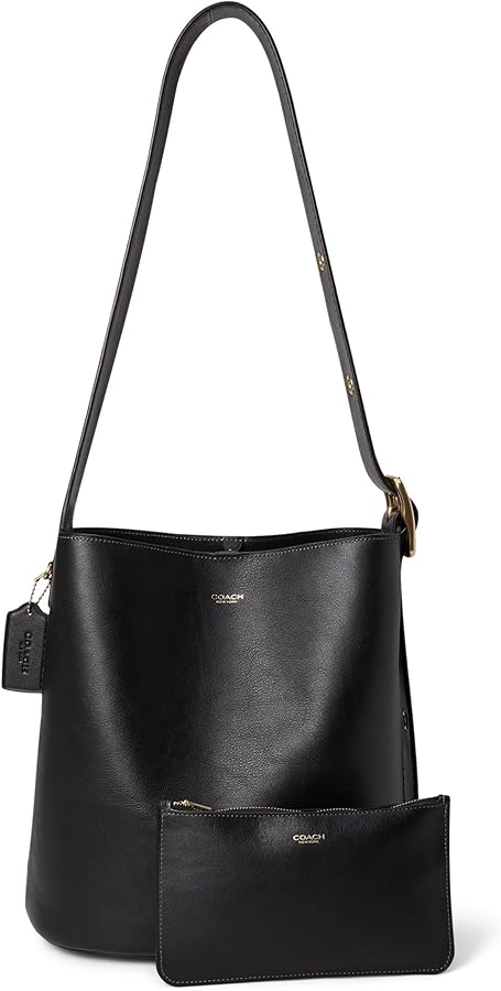 Amazon.com: Coach Natural Grain Leather Bleecker Bucket Bag, B4