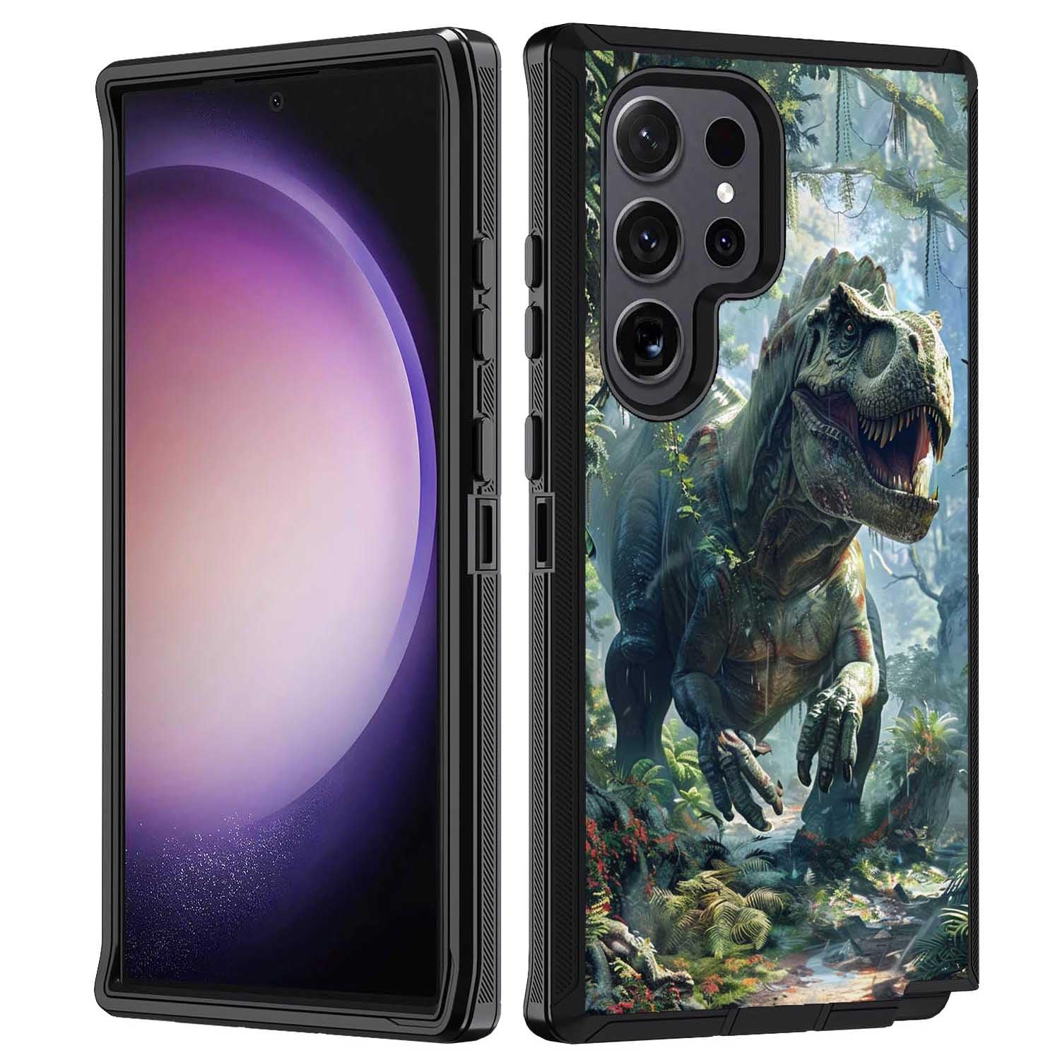 FVAENDHIO for Samsung Galaxy S25 Ultra Case, Heavy Duty 3 in 1 Hybrid Military Grade Shockproof Drop Full-Body Protective Cover for Samsung Galaxy S25