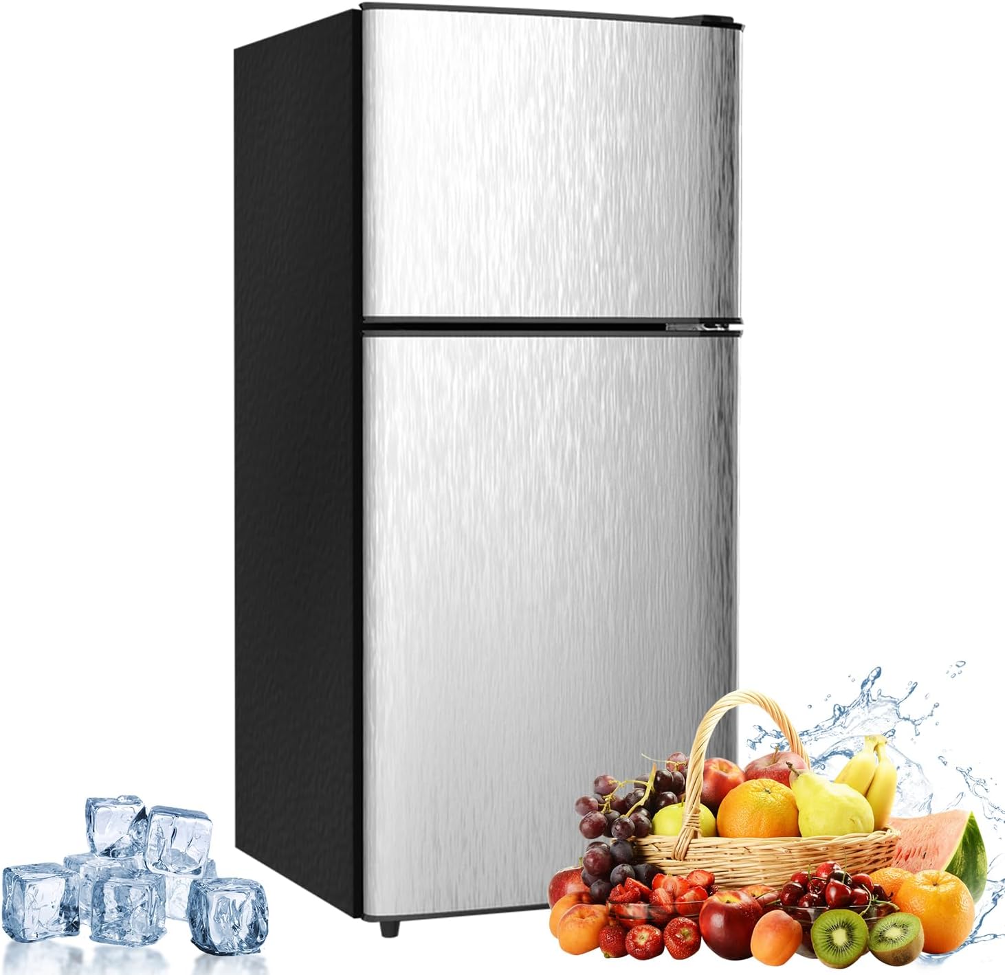Mini Fridge for Bedroom, 3.2 Cu.Ft Small Fridge, Energy