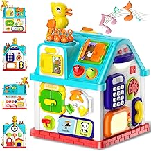 Toddler Toys for 1 Year Old Girl &amp; Boy Gifts, Christmas &amp;1st Birthday Gifts Toys for Ages 0-2, 20-in-1 Musical Learning House Baby Toys 6-12 12-18 Months, Montessori Sensory Toys for Toddlers 1-3