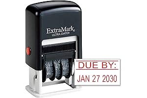 Ultra Dater Self-Inking Office Due Date Stamp