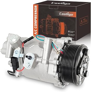 CO 4920AC AC Compressor with Clutch Compatible for Honda Civic 2012-2015,CR-V 2007-2014, Acura RDX 2007-2012, with A/C Clutch, AC Compressor, Replaces 38810RWCA01, 38810RZYA01, 38924R