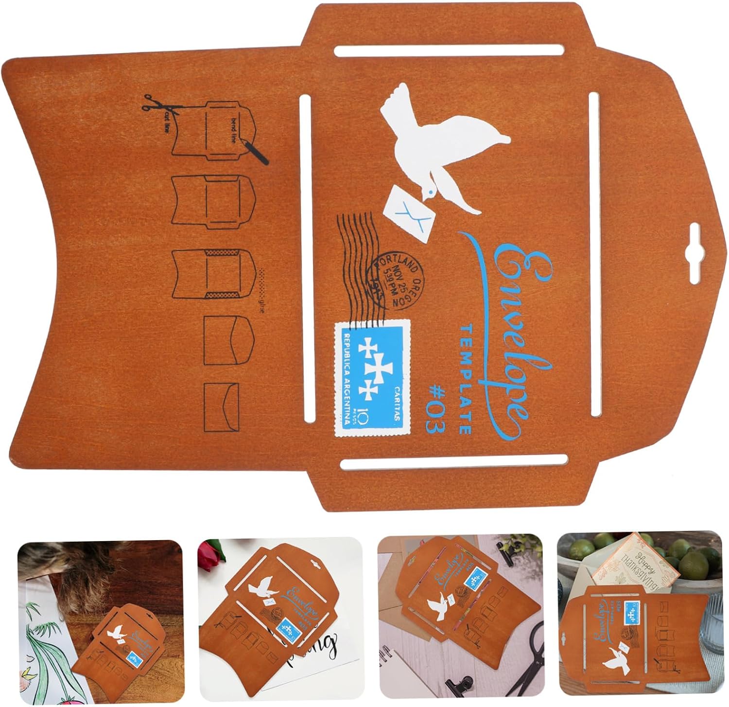 Envelop Maker Stencils Greeting Card Making Tool Envelope Template Stencil