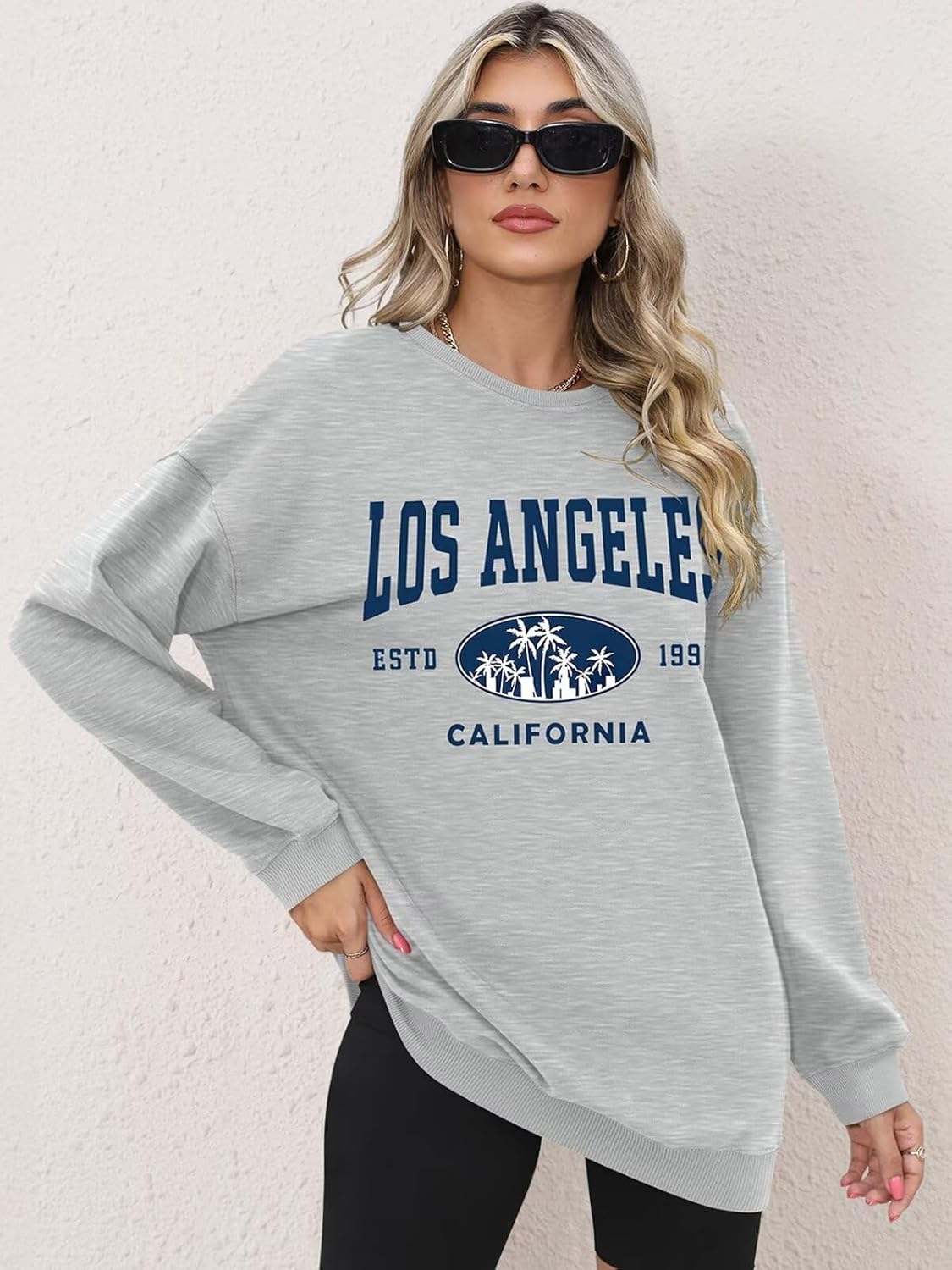 ORANDESIGNE Oversized Graphic Sweatshirt for Women Long Sleeve Crewneck Pullover Casual Fall Hoodie Tops 2026 - Image 3