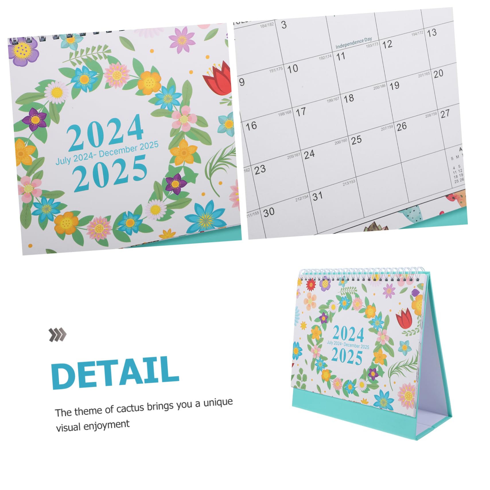 Angoily 5 Pezzi Tavolo Mesi Planner Mensile e Resistente Scrivania per e Organizzazione per Ufficio e Casa