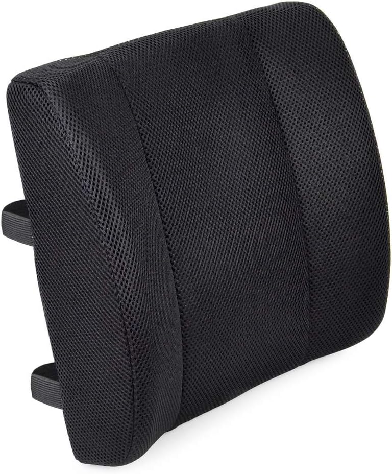 Lumbar Support Back Cushion Pillow Work Chair Back Support,Wheelchair Cushion with Straps, Sciatica and Pain Relief