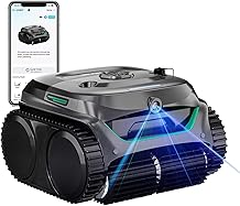 WYBOT 2026 New C2 Vision AI Camera Robotic Pool Cleaner, Ultra-Fine Filter System Pool Robot, Powerful Suction, Wall Climbing, Waterline Cleaning, Gray Green