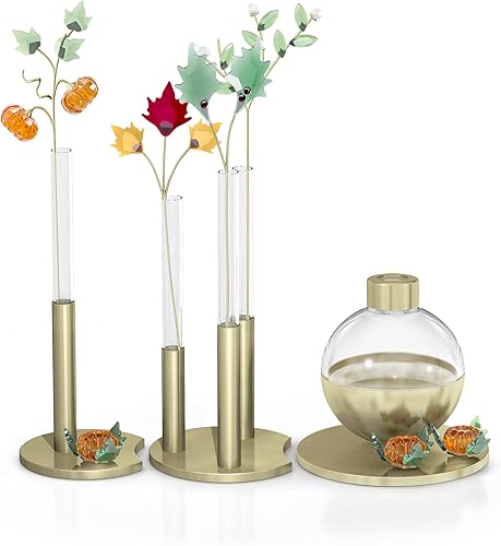 Miniatura 10 de SWAROVSKI Garden Tales - Jarrón decorativo, figura grande, tamaño único, dorado