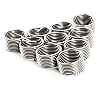 Vista 8 de Paquete de 10 helicoils, insertos de reparación de rosca de alambre de acero inoxidable surtido de insertos de rosca M16 X 1.5 X 1D herramienta