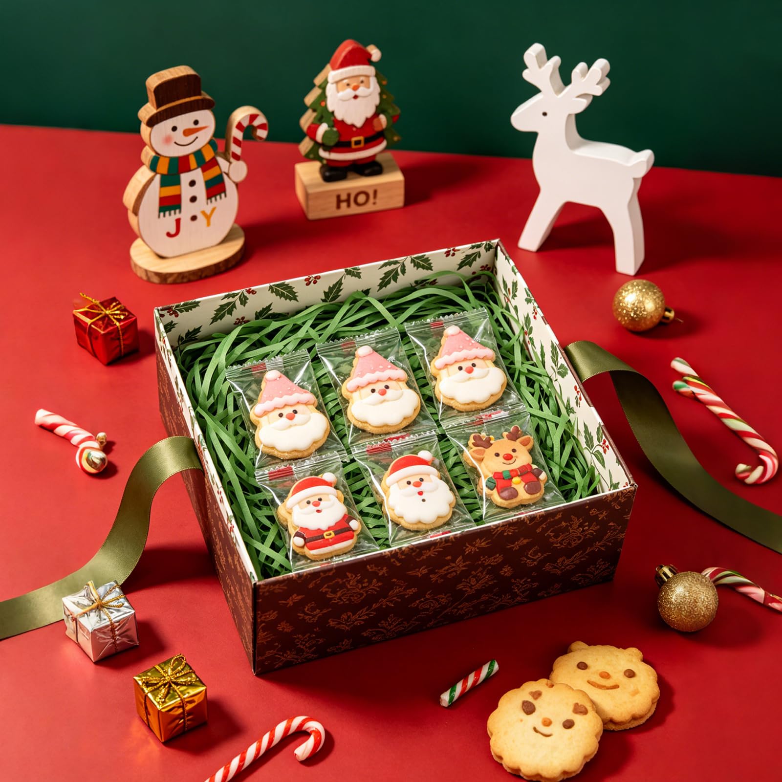 WOPPLXY Boîte cadeau en papier de soie déchiquetée Vert 1,5 kg