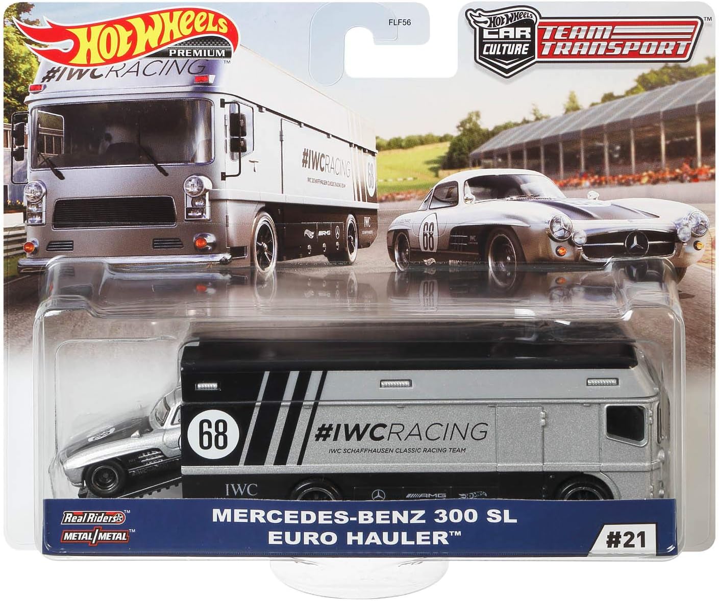 Hot Wheels Mercedes Benz 300 SL Euro Hauler - Team Transport - Euro Hauler #21