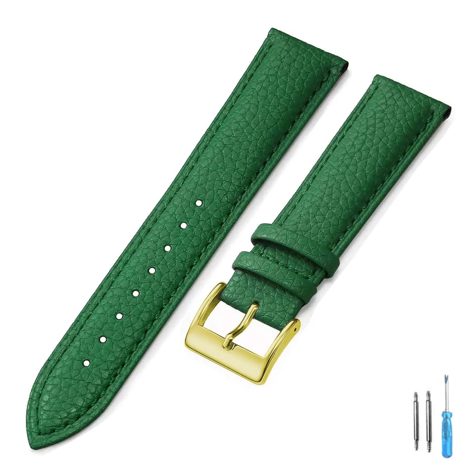 yingyingjia Bracelet De Montre En Cuir Véritable For Homme Et Femme | Bracelet en cuir véritable 16 mm, 18 mm, 20 mm, 22 mm.
