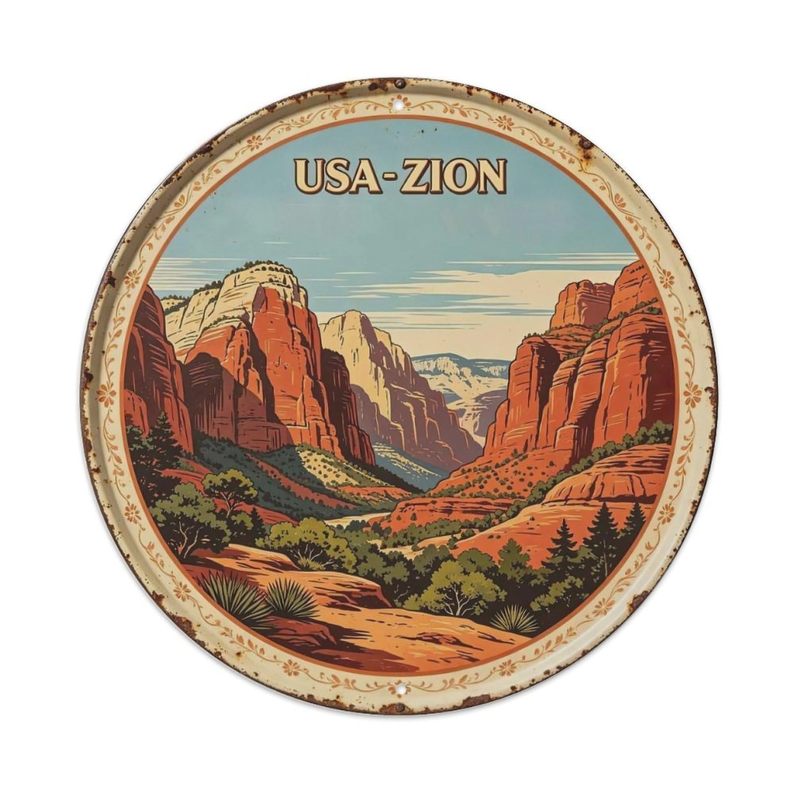 Welcome to USA National Park Metal Tin Sign