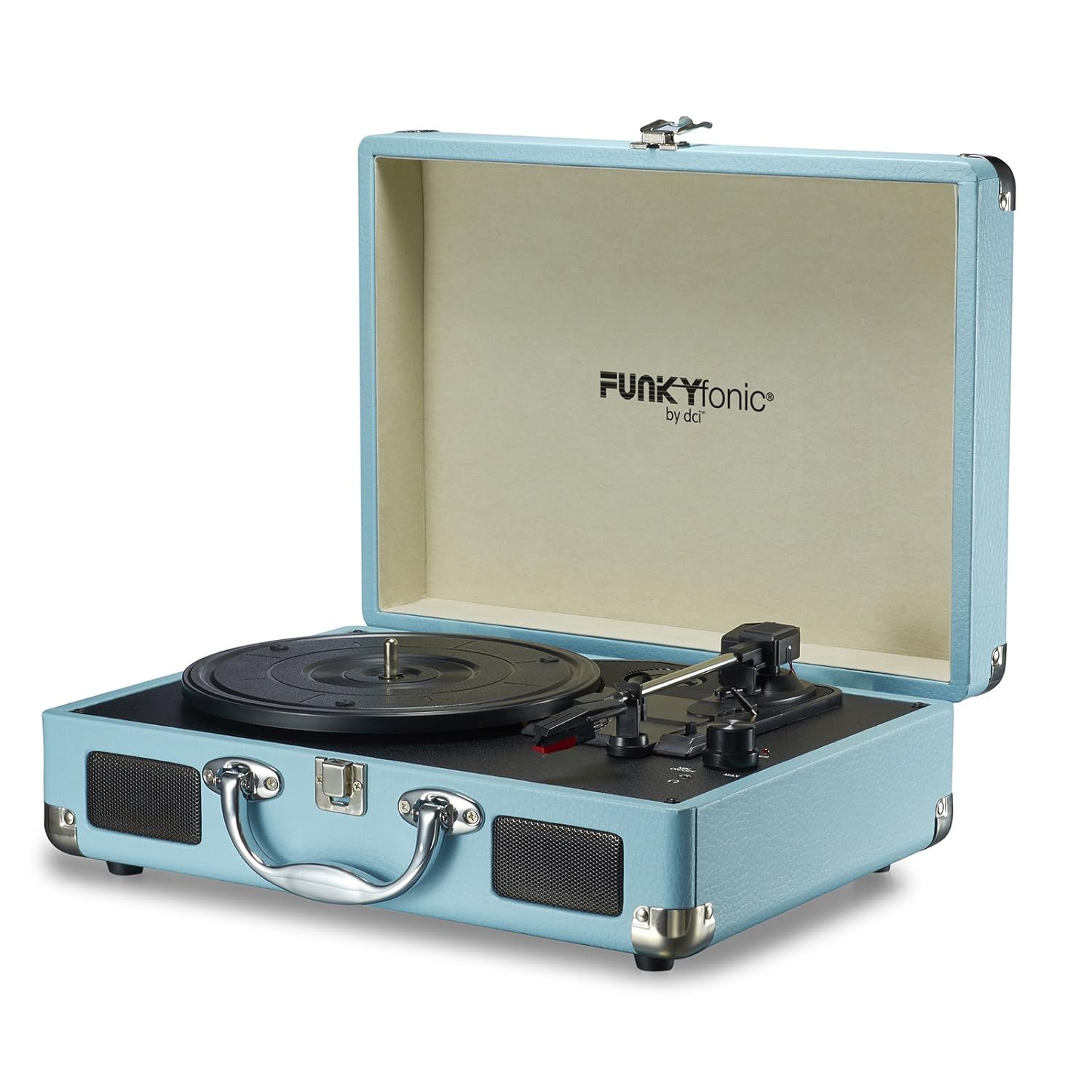 Classic Record Player Turntable Stereo FUNKYfonic Vinyl System by DCI