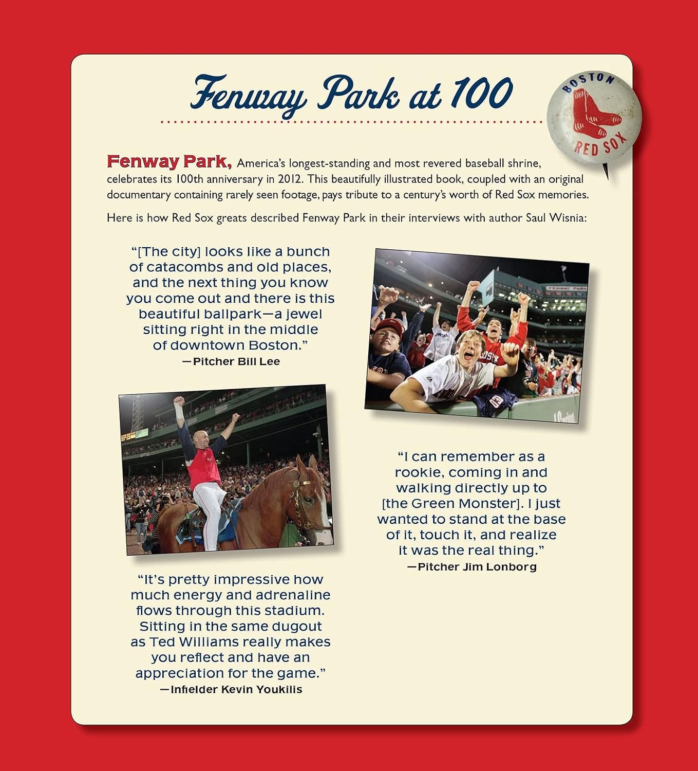 Fenway Park: The Centennial: 100 Years of Red Sox Baseball