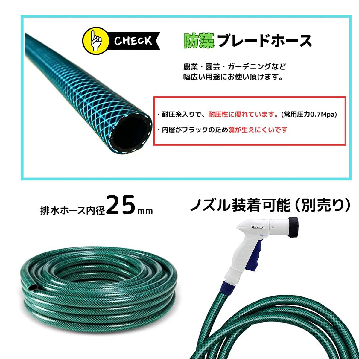 Amazon | エンジンポンプ 2サイクルエンジン搭載 最大吐出量167L/分