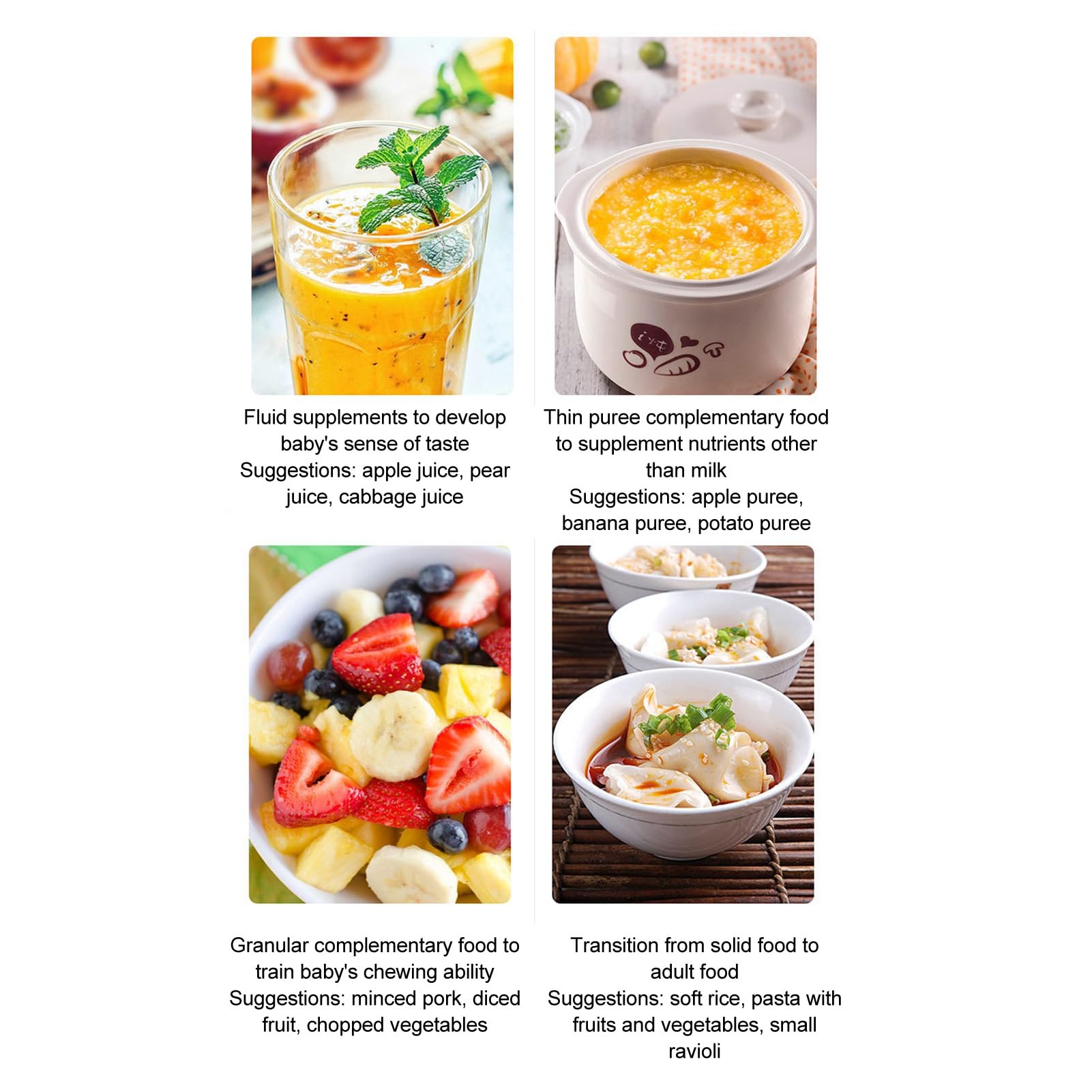 Yctze Robot Culinaire pour bébé, Professionnel Efficace, Rechargeable par USB, Mini Hachoir électrique, Cuiseur Vapeur pour Aliments pour Bébés, Fruits, Ail, Piment, Oignon, Viande