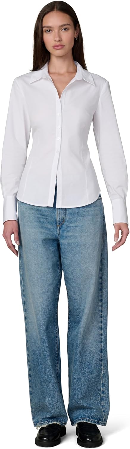 Joe's Womens The Cora Slim Fit Long Sleeve Shirt - Image 6