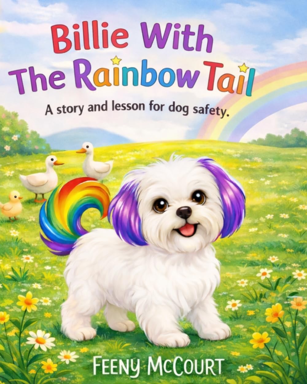 Billie with The Rainbow Tail: A Story and A Lesson For Dog Safety