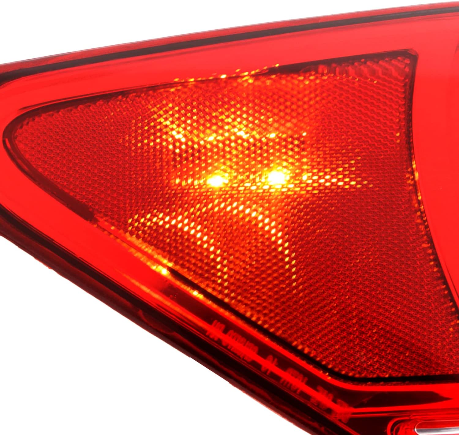AKKON - Fits 2011 2012 2013 2014 2015 Chevy Cruze 2016 Cruze Limited Chrome Red Outer Tail Lamps Brake Lights Pair Left+Right