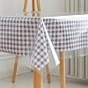 Kesfey Clear Plastic Table Cover Protector 54 x 54 inch Square Transparent Sheet Tablecovers 100% Waterproof Oil Spill Proof Clear Vinyl PVC Table Cloths WipeableTablecloth Table Protector for Dining