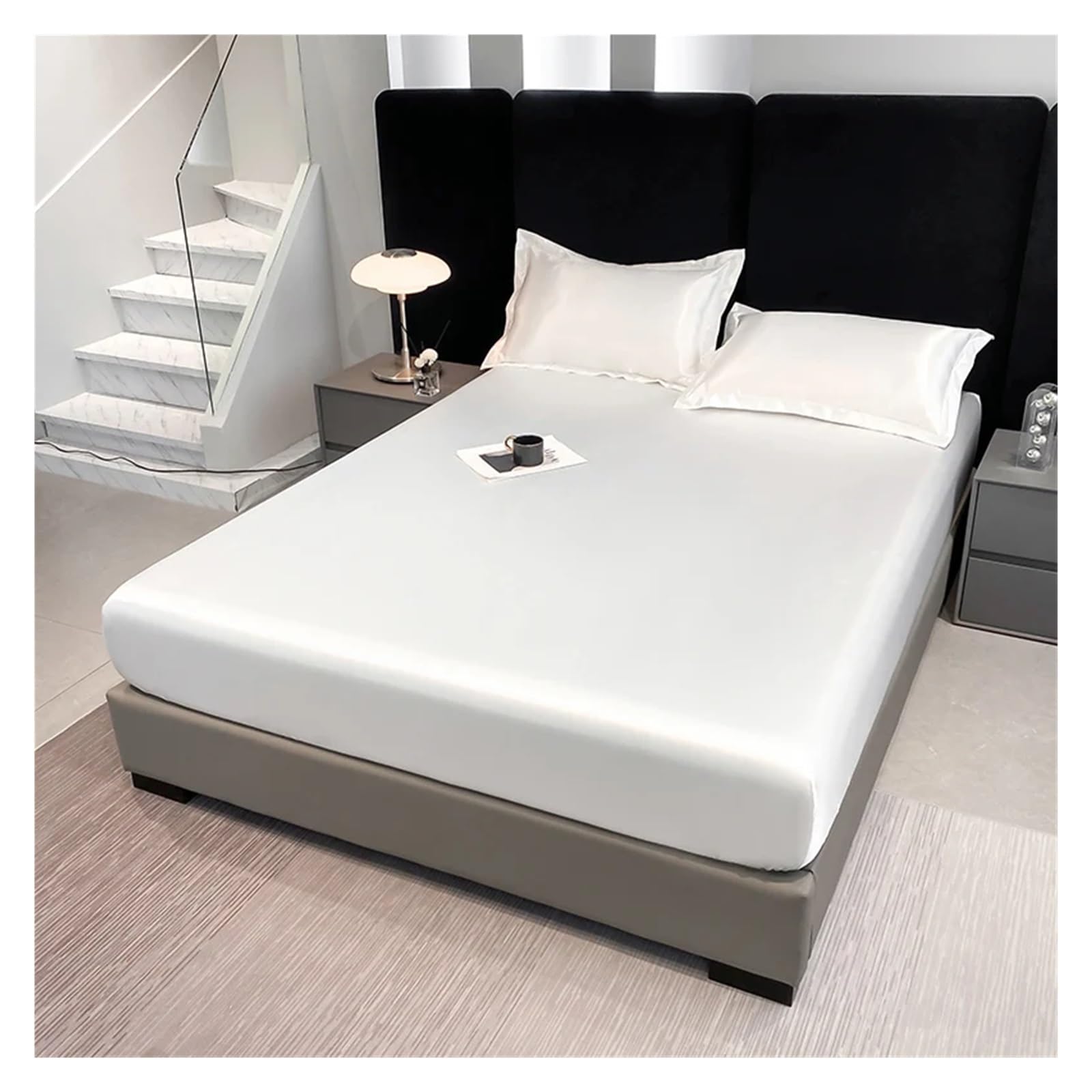 Drap en satin imperméable 150x190 pour un réveil frais et élégant