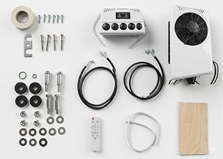 ALBORA Aire Acondicionado 12V para Camión y RV - Sistema de Enfriamiento Eléctrico Split, Climatizador de Estacionamiento para Furgoneta, Remolque, Tractor y Maquinaria, Compresor Eléctrico.